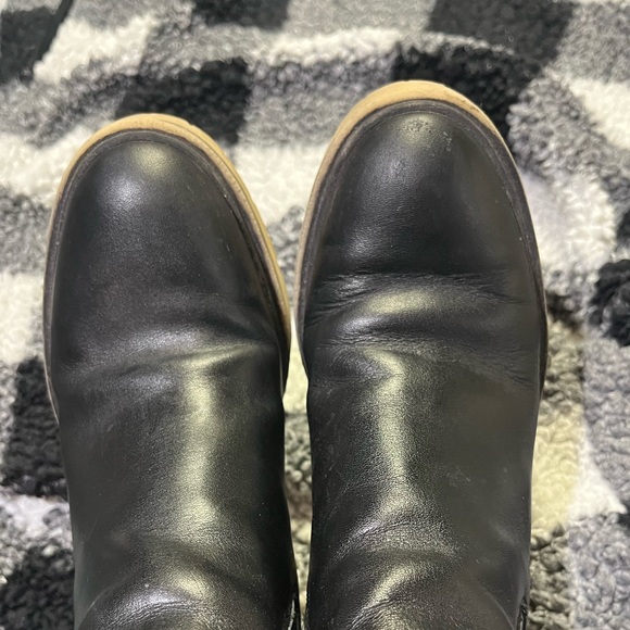 Dolce Vita Caster Black 3” Heeled Boots with Cream Sole - Picture 8 of 13